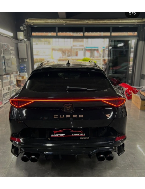CUPRA FORMENTOR MK1 2021-2024 ARKA TAMPON ORTA DİFÜZÖR (( PARLAK SİYAH ))