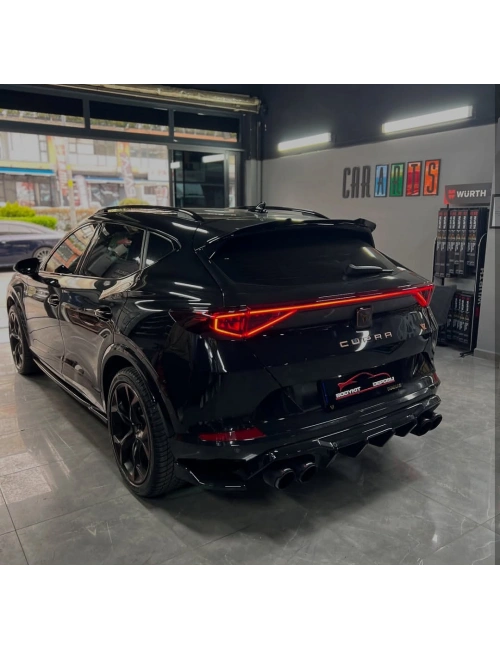CUPRA FORMENTOR MK1 2021-2024 ARKA TAMPON SAĞ-SOL FLAPLARI (( PARLAK SİYAH ))