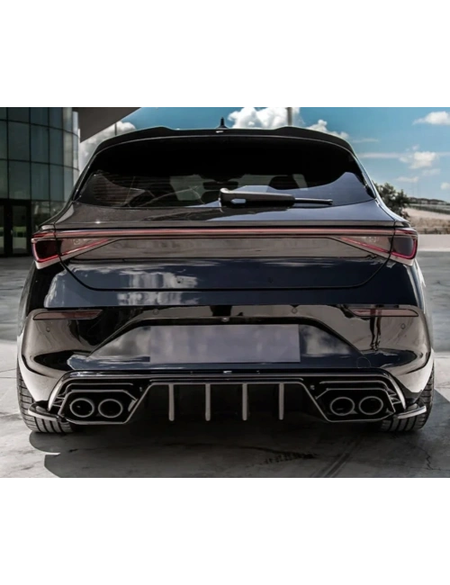 CUPRA LEON MK1 2021-2024 ARKA ORTA DİFÜZÖR (( PARLAK SİYAH ))