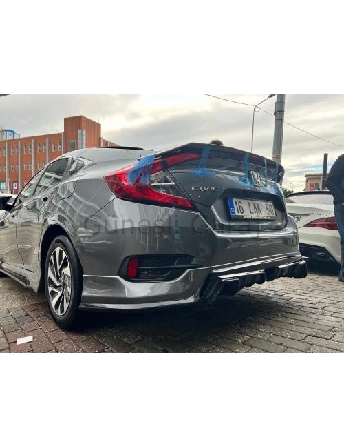 FC5 2018-2021 Makyajlı Kasa Mügen Arka Tampon Eki BOYALI