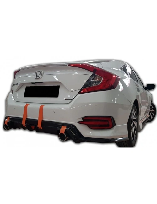 FC5 Makyajsız Mügen Arka Tampon Eki BOYALI