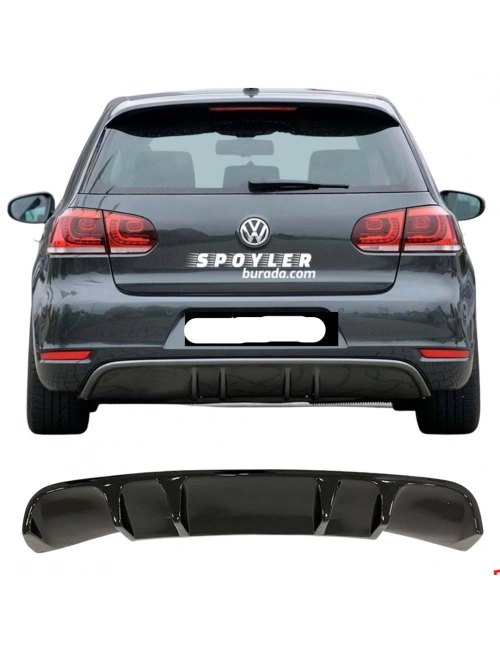 Golf 6 Rieger Difüzör PARLAK SİYAH