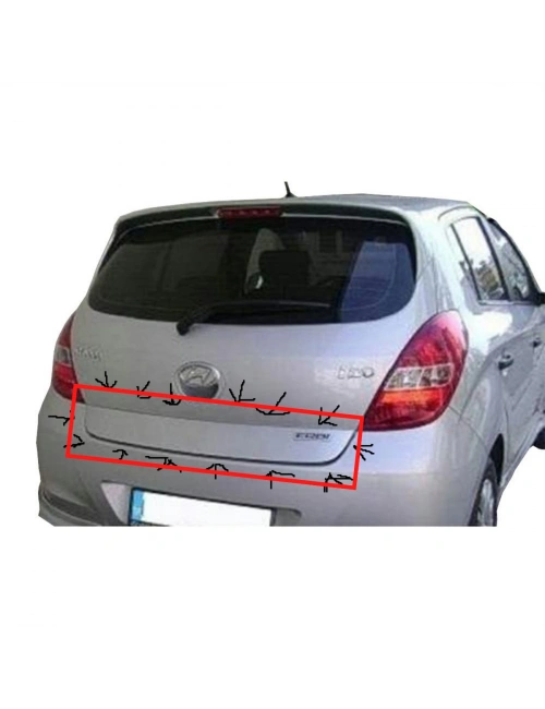 İ20 Eski Kasa Bagaj Atlı Spoiler BOYALI