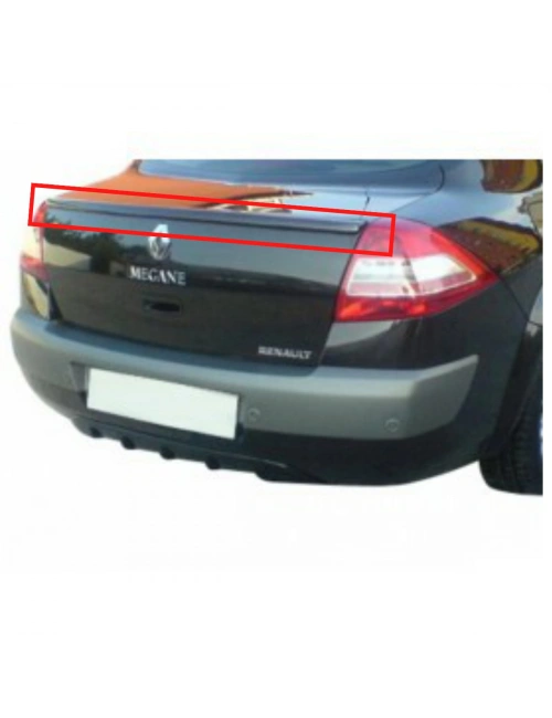 Megane 2 Sedan İnce Spoiler BOYALI