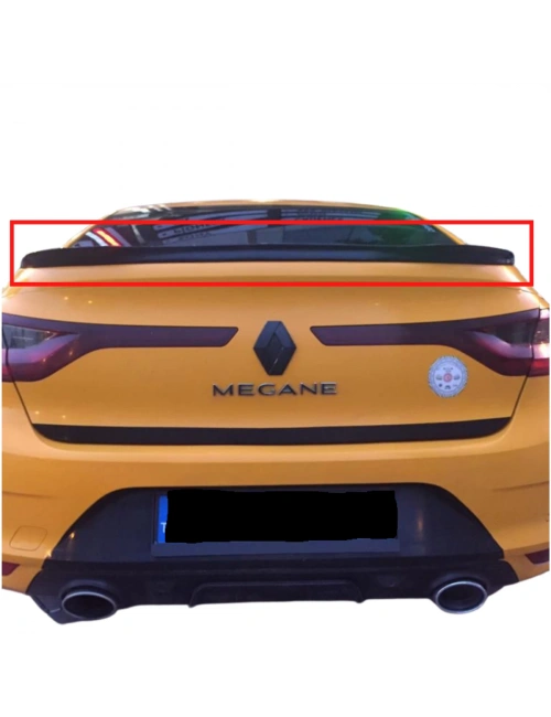 Megane 4 Sedan Fiber Yarasa Spoiler BOYALI