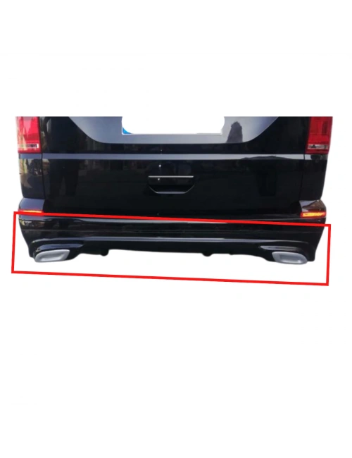 (T6 2015-2020) (T6.1 2021-2024) Difüzörlü Arka Tampon Eki BOYALI