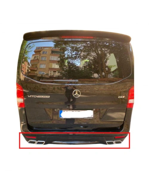 Vito 2015 Üstü AMG Model Arka Tampon Eki BOYALI