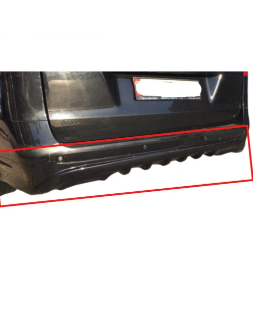 Vito 2015 Üstü Arka Tampon Eki Model 2 BOYALI