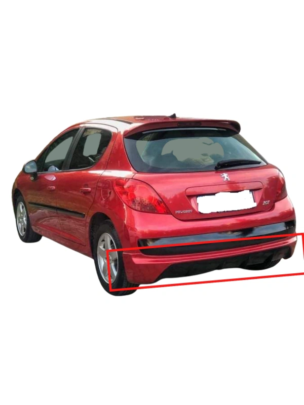 207 Arka Tampon Eki BOYALI