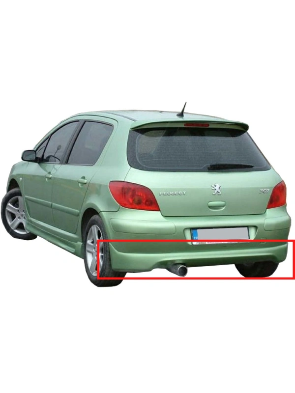 307 Fiber Arka Tampon Eki BOYALI