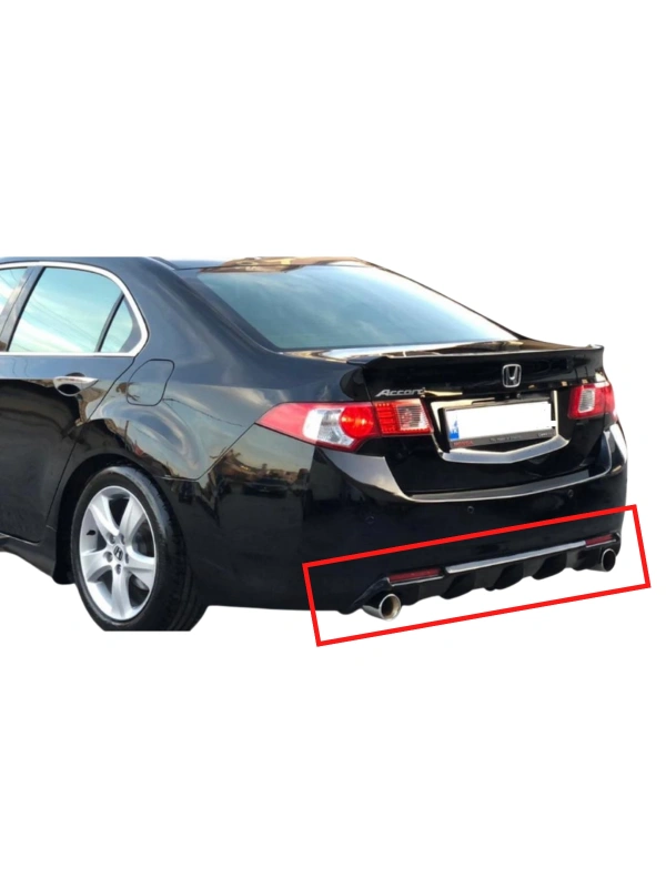ACCORD 2008-2014 Makyajsız Kasa Arka Tampon Difüzörü BOYALI