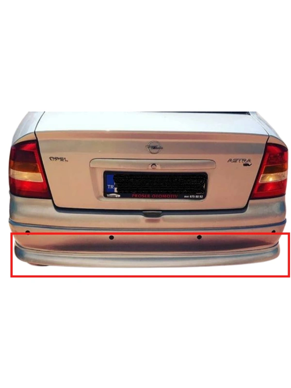 Astra G Sedan Arka Tampon Eki BOYALI