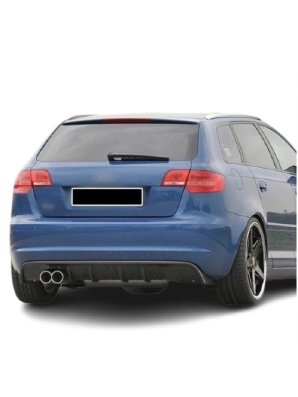 Audi A3 8p (2008-2010) Arka Tampon - Difüzör (Plastik)