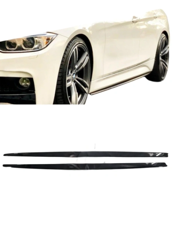 BMW F30 MARŞPİYEL ALTI BIÇAK (( PLASTİK-PARLAK SİYAH ))