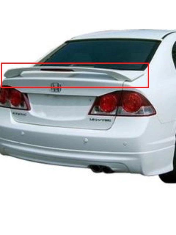 Civic Fd6 Işıklı Spoiler BOYALI