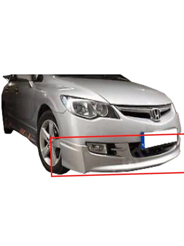 Civic FD6 Makyajsız Kasa Ön Tampon Eki BOYALI