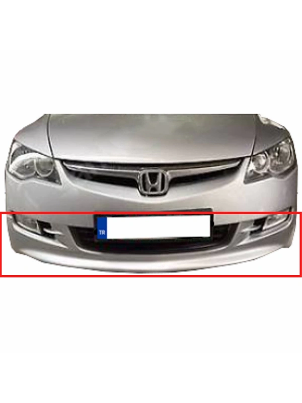 Civic FD6 Makyajsız Kasa Ön Tampon Eki BOYALI