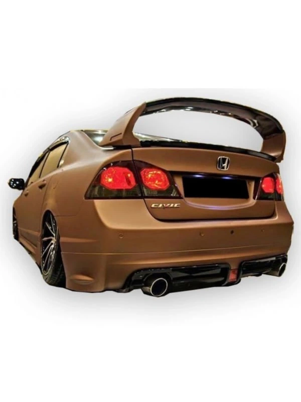 Civic FD6 RR Arka Tampon Eki BOYALI (Sağdan-Soldan Egzoz Çıkışlı)