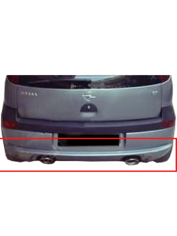 Corsa C Makyajsız Kasa Arka Tampon Eki BOYALI