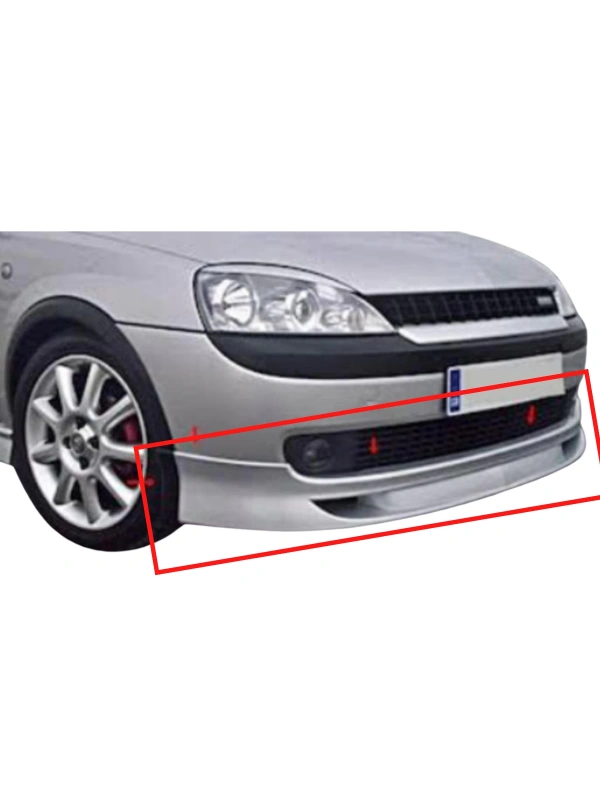 Corsa C Makyajsız Kasa Ön Tampon Eki BOYALI