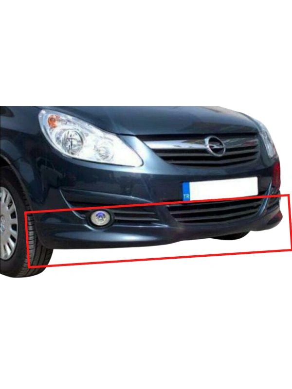 Corsa D Makyajsız Kasa Ön Tampon Eki BOYALI