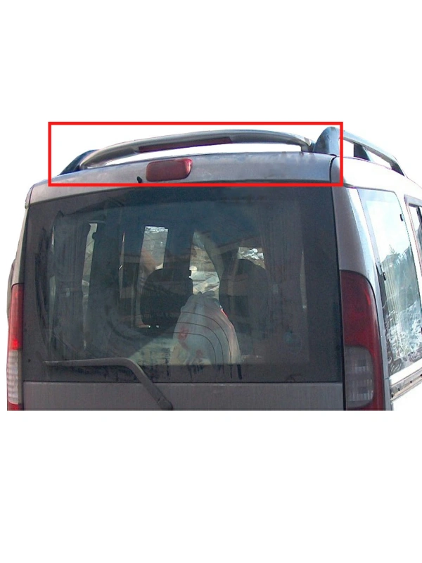 Doblo 2 Işıklı Tavan Spoileri BOYALI