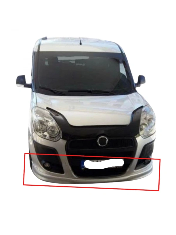 Doblo 3 Plastik Ön Tampon Eki BOYALI