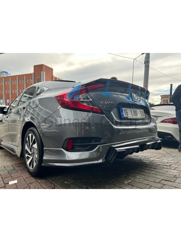 FC5 2018-2021 Makyajlı Kasa Mügen Arka Tampon Eki BOYALI