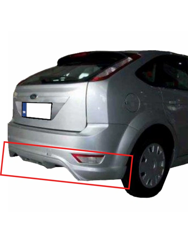 Focus 2 HB Makyajlı Kasa Arka Tampon Eki BOYALI