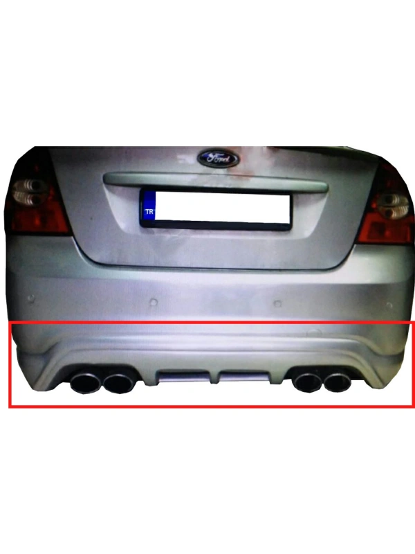 Focus 2 Sedan Makyajlı Kasa Arka Tampon Eki BOYALI