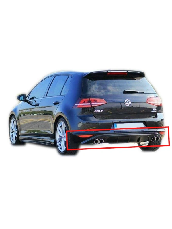 Golf 7 Difüzör PARLAK SİYAH