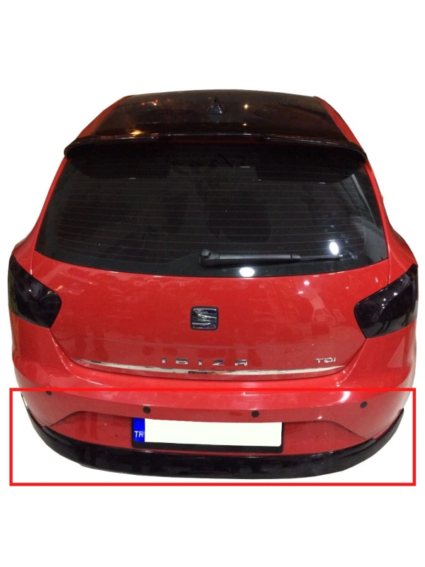 İbiza 2009-2018 Arka Tampon Eki (İnce) BOYALI