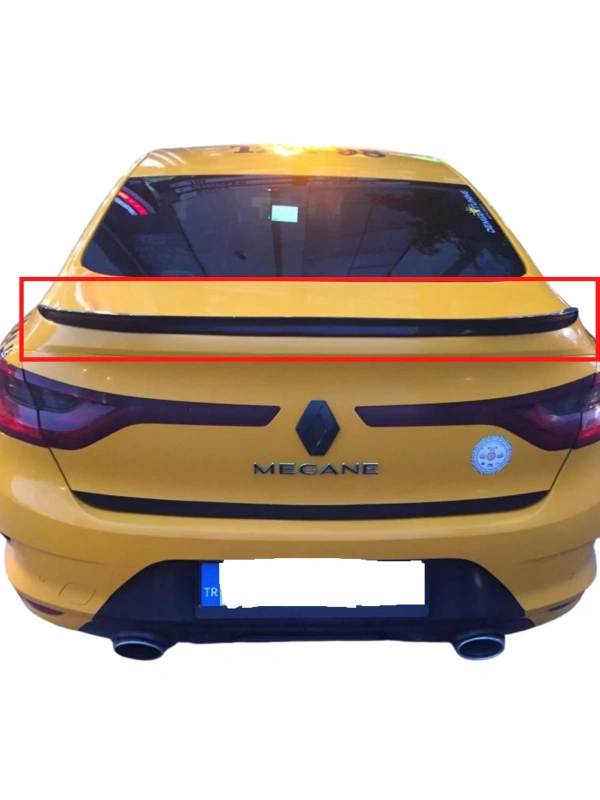 Megane 4 Sedan Fiber Yarasa Spoiler BOYALI