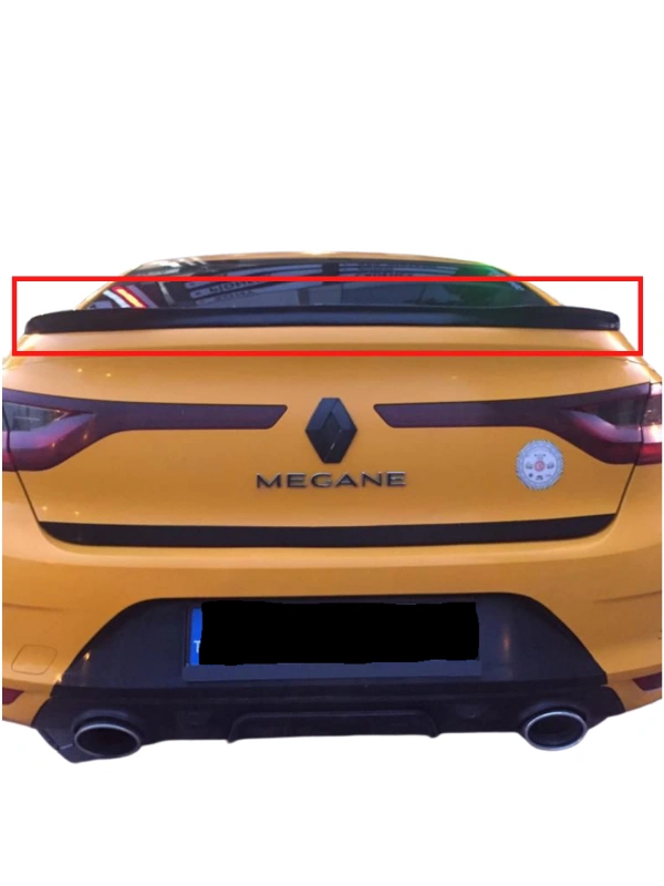 Megane 4 Sedan Fiber Yarasa Spoiler BOYALI