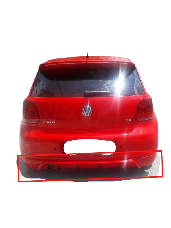 Polo MK5 Makyajsız Kasa Arka Tampon Eki BOYALI