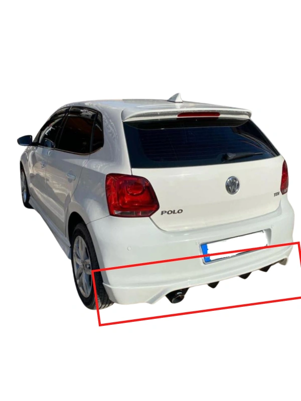 Polo MK5 Makyajsız Kasa Arka Tampon Eki BOYALI