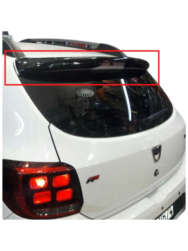 Sandero 2013-2018 Arası Fiber Anatomik Spoiler BOYALI