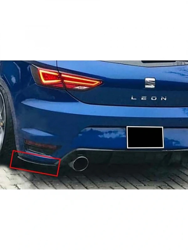 SEAT LEON MK3 2014-2017 AERO TAMPON FLAPLARI PARLAK SİYAH