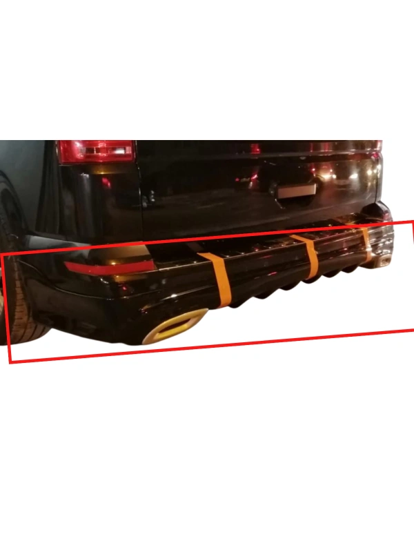 (T6 2015-2020) (T6.1 2021-2024) Difüzörlü Arka Tampon Eki BOYALI