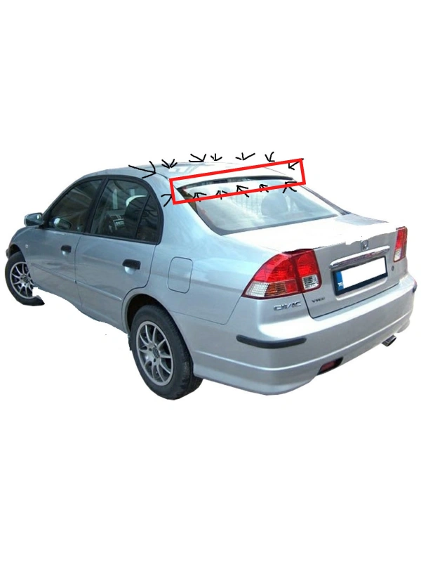 Vtec CamÜstü Spoiler BOYALI