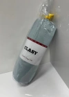 Clasy Ranforce Lastikli Çarşaf Seti Çift Kişilik Buz Mavisi ÇKLÇ-242 %100 Pamuk