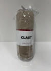 Clasy Ranforce Lastikli Çarşaf Seti Çift Kişilik Sütlü Kahve ÇKLÇ-250 %100 Pamuk