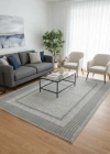 Mess Modern Dekoratif Yumuşak Dokulu Sisal Halı 3948 Gri Antrasit
