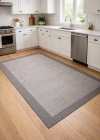 Mess Modern Dekoratif Yumuşak Dokulu Sisal Halı 3933 Gri Antrasit