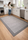 Mess Modern Dekoratif Yumuşak Dokulu Sisal Halı 3933 Gri Antrasit