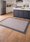 Mess Modern Dekoratif Yumuşak Dokulu Sisal Halı 3939 Antrasit Siyah