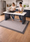 Mess Modern Dekoratif Yumuşak Dokulu Sisal Halı 3939 Antrasit Siyah