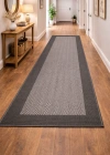 Mess Modern Dekoratif Yumuşak Dokulu Sisal Halı 3939 Gri Antrasit