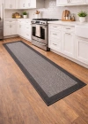 Mess Modern Dekoratif Yumuşak Dokulu Sisal Halı 3939 Gri Antrasit