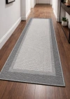 Mess Modern Dekoratif Yumuşak Dokulu Sisal Halı 3945 Gri Antrasit